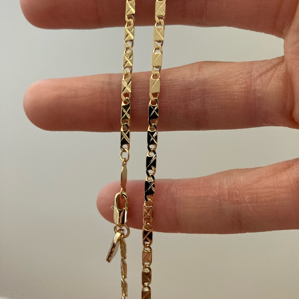New vanessa Mooney gold dainty chain necklace starburst layering dainty chain